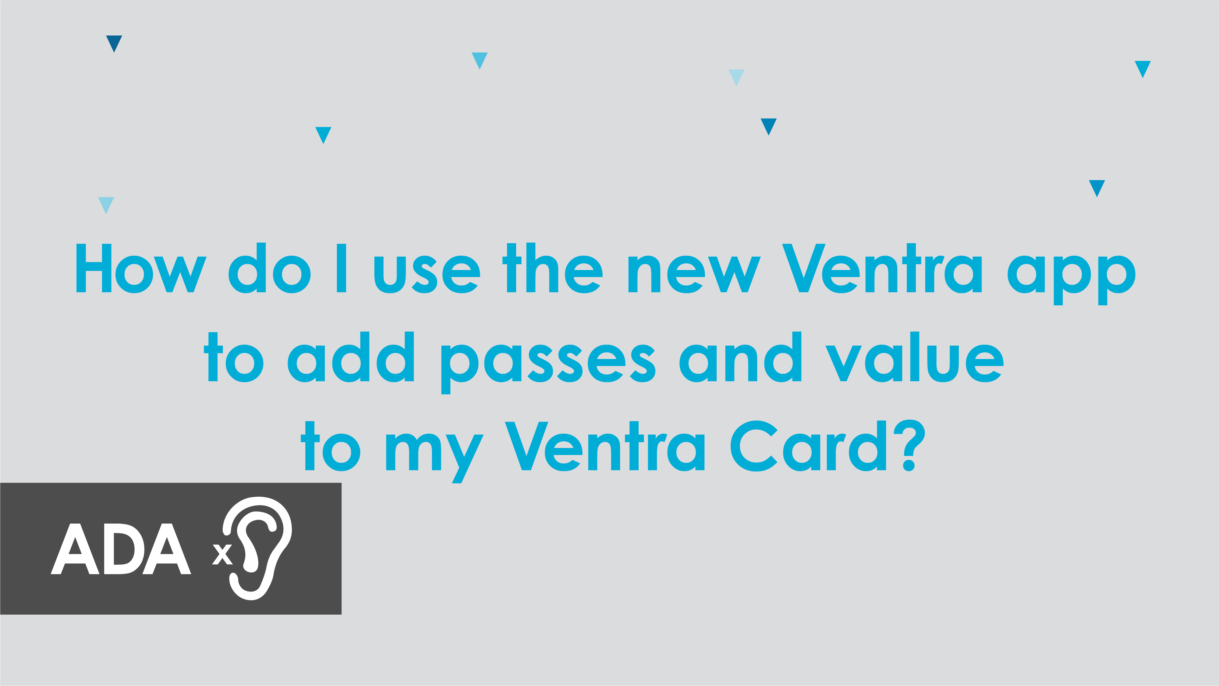 Ventra App Metra Video