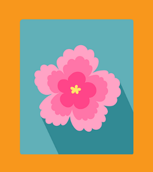 Hibiscus flower, the national flower of South Korea