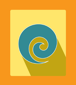 Koru, a Māori symbol, representing new life, growth, strength, and peace